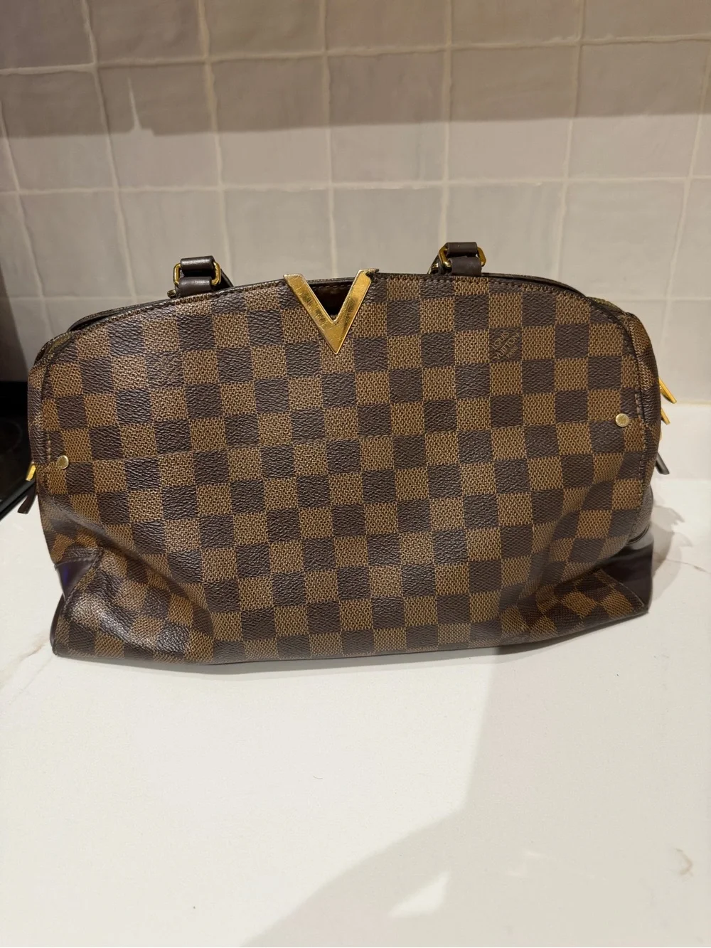 Louis Vuitton Damier Ebene Kensington Bowling